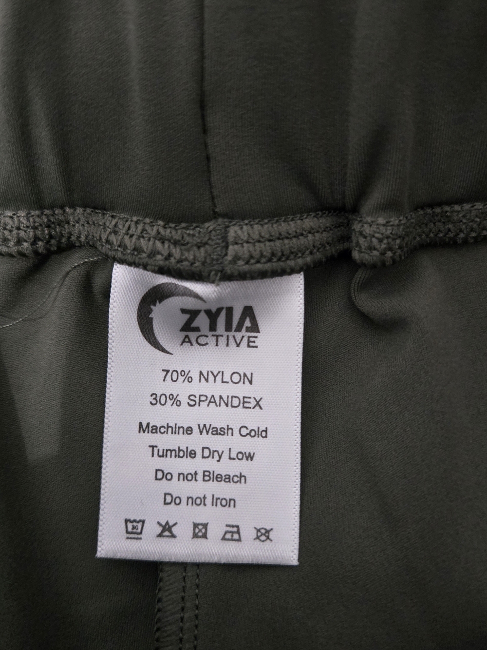 ZYIA Olive Green Cargo Leggings - Picture 9 of 15